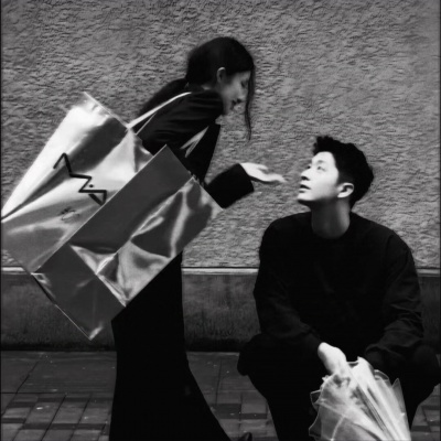 挖到宝啦！超绝ins小众真人双人情侣头像 情侣头像 第2张