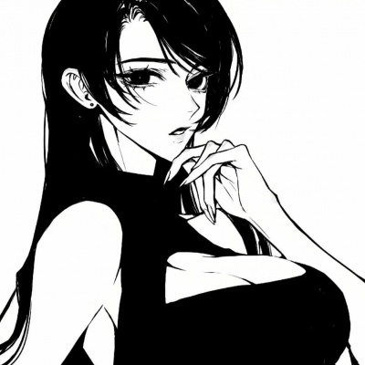 绝美黑白御姐动漫头像来袭,高冷氛围感拉满! 女生头像 第3张 绝美黑白御姐动漫头像来袭,高冷氛围感拉满! 女生头像 第3张