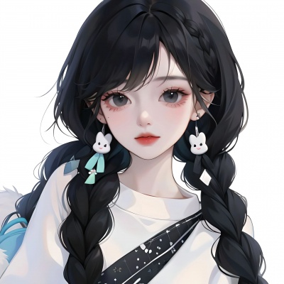 超绝!双长马尾动漫女生头像推荐