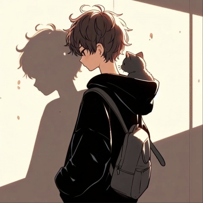 超有氛围感的小众手绘漫画男生头像|低调高级不撞款 男生头像 第6张 超有氛围感的小众手绘漫画男生头像|低调高级不撞款 男生头像 第6张