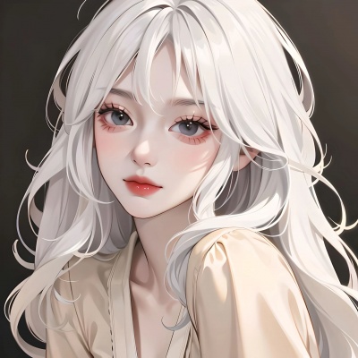 超绝！AI女生卡通头像来袭 女生头像 第1张