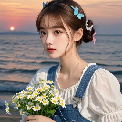 清新唯美一男一女高清简约情侣头像，满满的氛围感 情侣头像 第9张