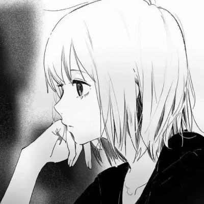 动漫女头黑白高级感,让人一眼就沦陷 女生头像 第5张 动漫女头黑白高级感,让人一眼就沦陷 女生头像 第5张