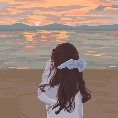 情侣头像手绘背影一男一女,简约又浪漫 情侣头像 第3张 情侣头像手绘背影一男一女,简约又浪漫 情侣头像 第3张
