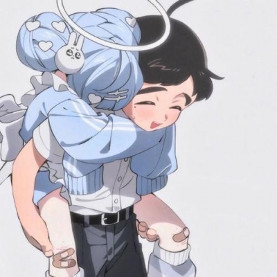 超萌二次元可爱系cp情头来袭！ 情侣头像 第1张