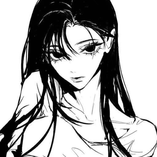 绝美黑白御姐动漫头像来袭,高冷氛围感拉满! 女生头像 第9张 绝美黑白御姐动漫头像来袭,高冷氛围感拉满! 女生头像 第9张