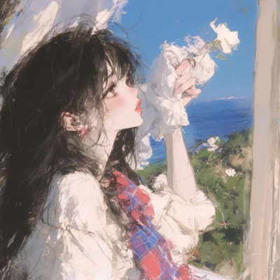 动漫松弛感手绘女头,美到犯规 女生头像 第4张 动漫松弛感手绘女头,美到犯规 女生头像 第4张