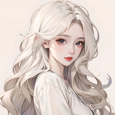 超绝！AI女生卡通头像来袭 女生头像 第5张