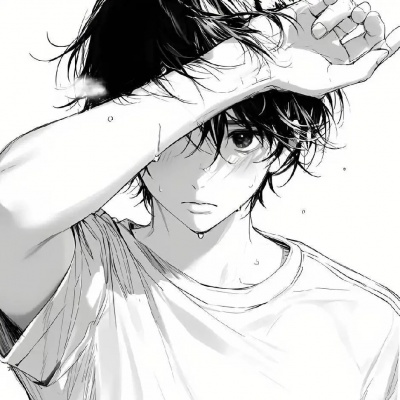 2025热门黑白动漫男头推荐 男生头像 第7张