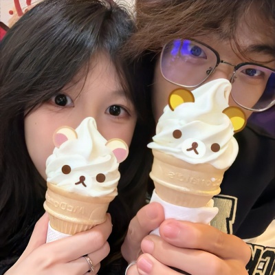 超甜ins双人可爱情头分享 情侣头像 第3张