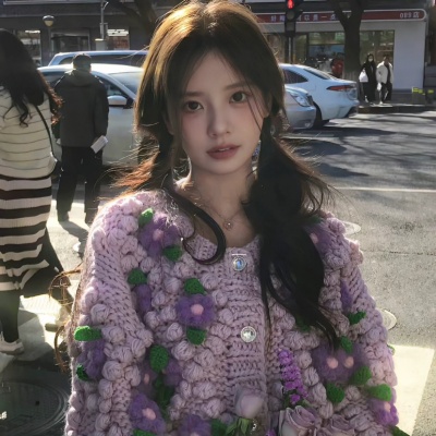 被甜晕！紫色系可爱小众女生头像来啦 女生头像 第2张