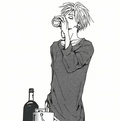 超酷！男生头像动漫黑白 男生头像 第10张