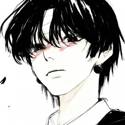 被狠狠拿捏住的黑白色高级感动漫男生头像 男生头像 第2张 被狠狠拿捏住的黑白色高级感动漫男生头像 男生头像 第2张