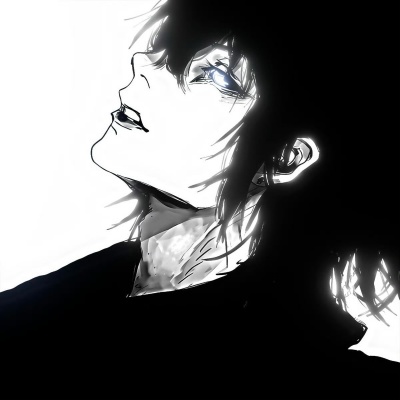 被狠狠拿捏住的黑白色高级感动漫男生头像 男生头像 第3张 被狠狠拿捏住的黑白色高级感动漫男生头像 男生头像 第3张