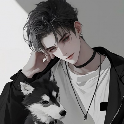 超酷预警!个性动漫男生抱狗头像来袭 男生头像 第5张 超酷预警!个性动漫男生抱狗头像来袭 男生头像 第5张