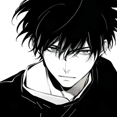 超酷高冷黑白动漫男头来袭,帅炸啦 男生头像 第6张 超酷高冷黑白动漫男头来袭,帅炸啦 男生头像 第6张