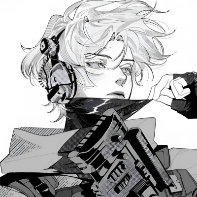 被狠狠拿捏住的黑白色高级感动漫男生头像 男生头像 第6张 被狠狠拿捏住的黑白色高级感动漫男生头像 男生头像 第6张
