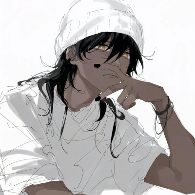 被狠狠拿捏住的黑白色高级感动漫男生头像 男生头像 第10张 被狠狠拿捏住的黑白色高级感动漫男生头像 男生头像 第10张