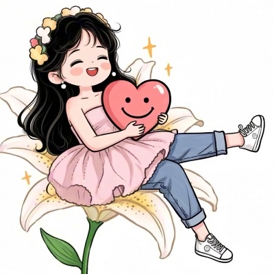 超治愈！可爱手绘卡通阳光女生头像来袭 女生头像 第2张