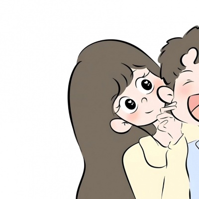 可以和爱妻用的超可爱手绘卡通情头🥰 情侣头像 第3张
