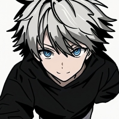 超绝的像素动漫男头 男生头像 第6张