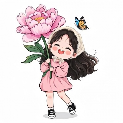 超治愈！可爱手绘卡通阳光女生头像来袭 女生头像 第5张