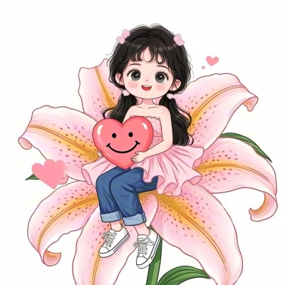超治愈！可爱手绘卡通阳光女生头像来袭 女生头像 第7张