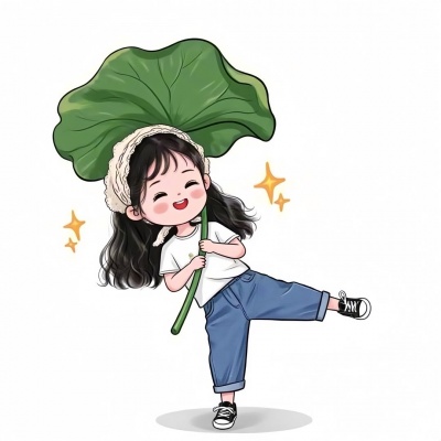 超治愈！可爱手绘卡通阳光女生头像来袭 女生头像 第6张