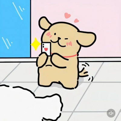 萌炸了!线条小狗一左一右情头来袭 情侣头像 第2张 萌炸了!线条小狗一左一右情头来袭 情侣头像 第2张