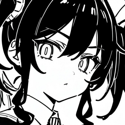 黑白动漫女头像ins高级质感✨ 女生头像 第5张 黑白动漫女头像ins高级质感✨ 女生头像 第5张