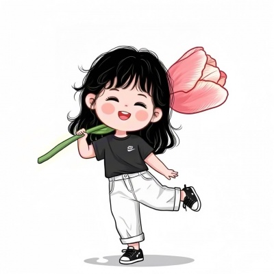 超治愈！可爱手绘卡通阳光女生头像来袭 女生头像 第8张