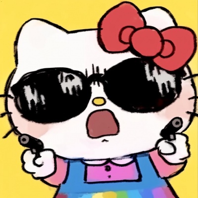 🎨超绝!手绘搞怪Hello Kitty卡通头像来了 其它头像 第3张 🎨超绝!手绘搞怪Hello Kitty卡通头像来了 其它头像 第3张