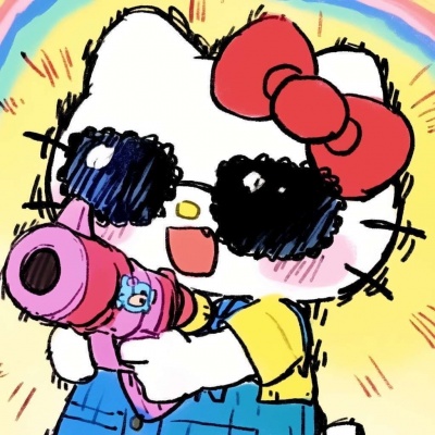 🎨超绝!手绘搞怪Hello Kitty卡通头像来了 其它头像 第1张 🎨超绝!手绘搞怪Hello Kitty卡通头像来了 其它头像 第1张