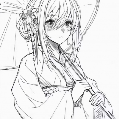高质黑白女生动漫头像来咯✨ 女生头像 第6张 高质黑白女生动漫头像来咯✨ 女生头像 第6张