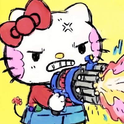 🎨超绝!手绘搞怪Hello Kitty卡通头像来了 其它头像 第7张 🎨超绝!手绘搞怪Hello Kitty卡通头像来了 其它头像 第7张