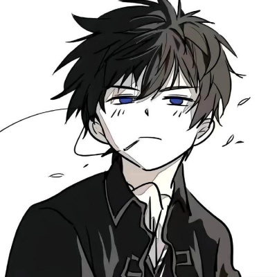 超酷黑白动漫男头来了,帅到犯规! 男生头像 第6张 超酷黑白动漫男头来了,帅到犯规! 男生头像 第6张