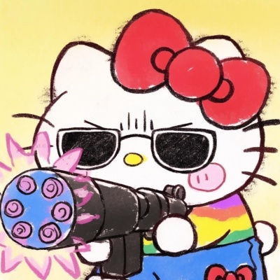 🎨超绝!手绘搞怪Hello Kitty卡通头像来了 其它头像 第5张 🎨超绝!手绘搞怪Hello Kitty卡通头像来了 其它头像 第5张