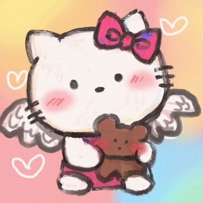 🐱超萌可爱搞笑手绘卡通Kitty喵头像分享！
