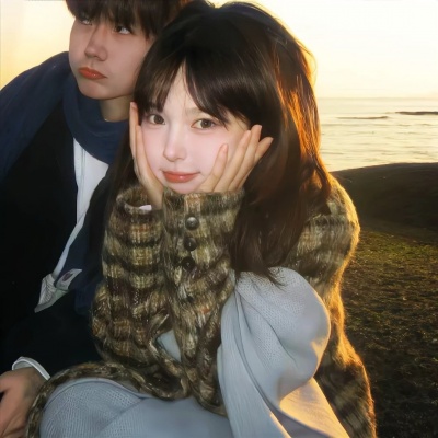 氛围感滤镜下的真人情侣头像，甜到犯规💕 情侣头像 第8张