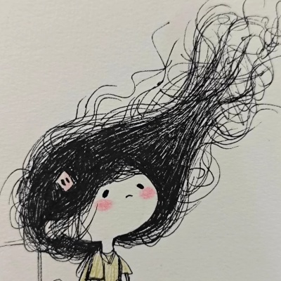 萌炸啦！可爱手绘小女孩头像🥰 女生头像 第1张