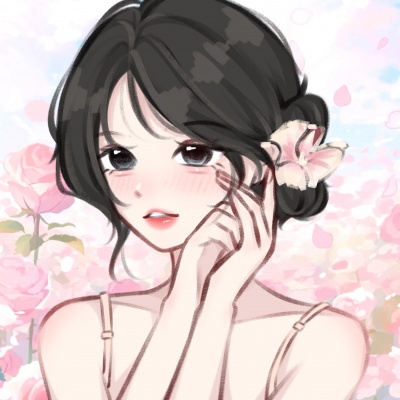 唯美手绘卡通女生头像✨ 女生头像 第4张