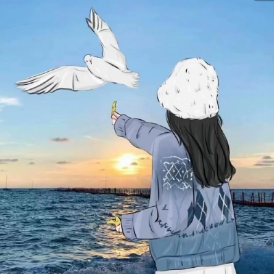 可爱手绘背影卡通女生头像,萌翻啦! 女生头像 第10张 可爱手绘背影卡通女生头像,萌翻啦! 女生头像 第10张