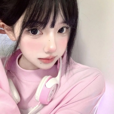 甜妹必备！粉色系真人女生头像 女生头像 第6张