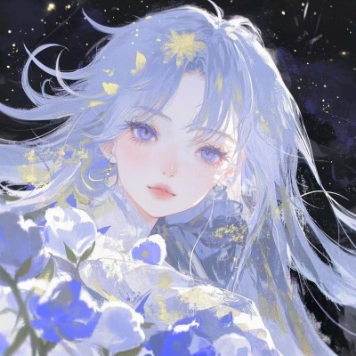 清冷感十足!唯美蓝色动漫女生头像合集,治愈又高级 女生头像 第4张 清冷感十足!唯美蓝色动漫女生头像合集,治愈又高级 女生头像 第4张