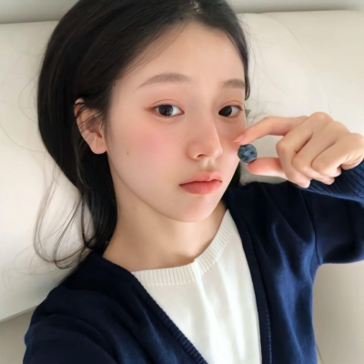 高颜值蓝色系女生头像来袭，美哭啦！ 女生头像 第4张