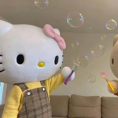 超萌可爱Kitty玩偶情头合集|小众不撞款,情侣日常发圈必备 情侣头像 第9张 超萌可爱Kitty玩偶情头合集|小众不撞款,情侣日常发圈必备 情侣头像 第9张
