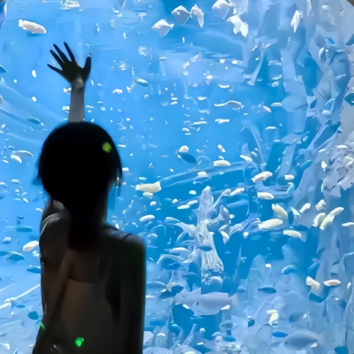 被这组治愈系清新蓝色系女生头像美哭啦！温柔感拉满 女生头像 第8张