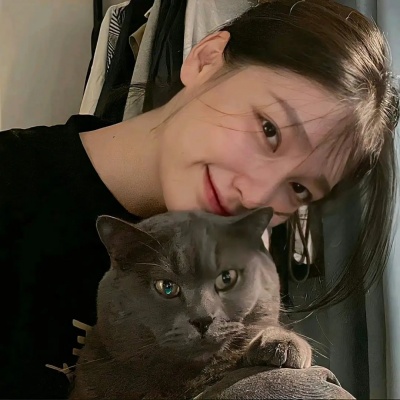 萌化啦！软fufu猫咪搭配甜妹的可爱抱猫女头来啦 女生头像 第6张