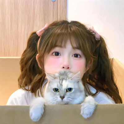 温柔系抱猫女头推荐：和猫咪贴贴的瞬间，每一张都超治愈 女生头像 第3张