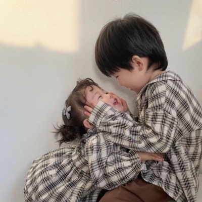 超萌小孩哥姐情头｜软萌画风适配情侣，日常用超甜！ 情侣头像 第8张